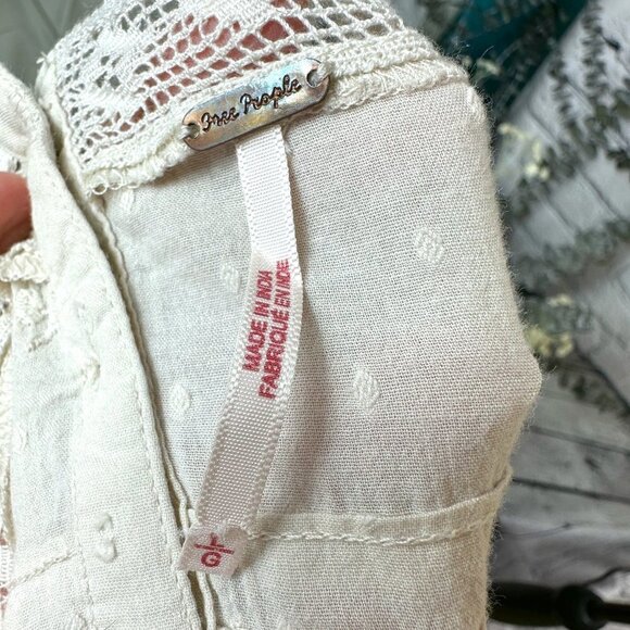 Free People Azalea Lace Tunic/Dress - color: Mineral - size L - Picture 16 of 16